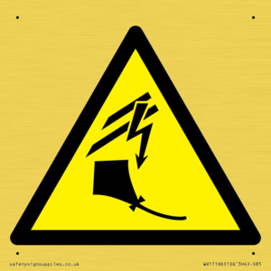 W505 Warning: Kite flying near overhead power lines